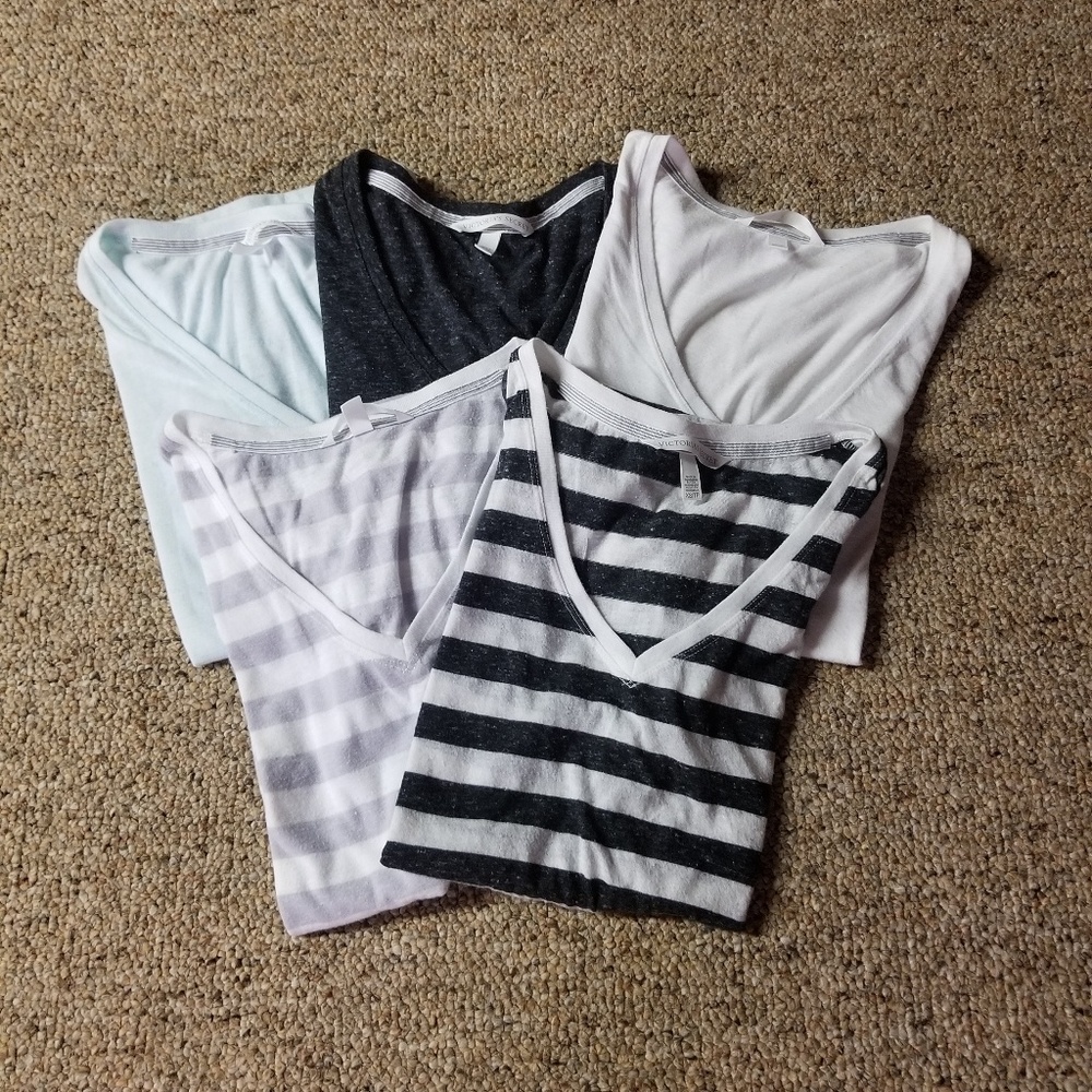 Victoria Secret VNeck TShirt Bundle